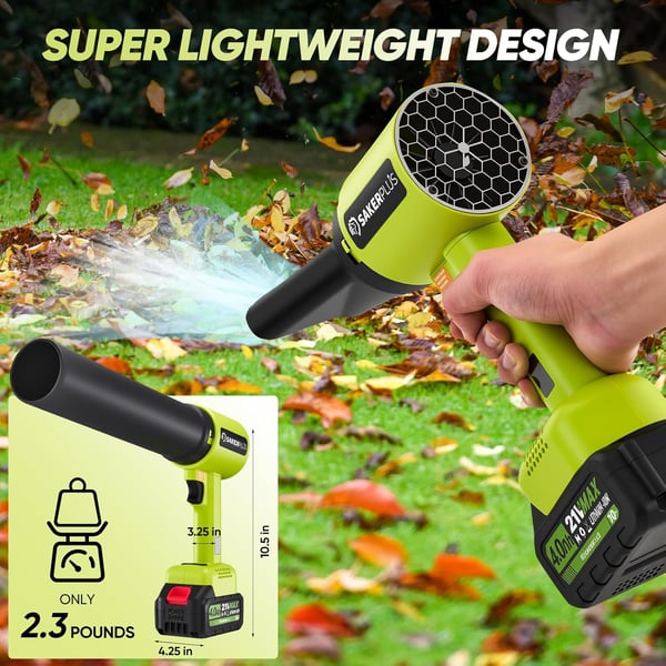 Sakerplus Portable Dust Cleaner with Brushless Motor