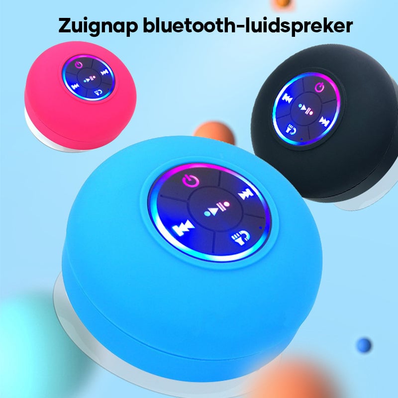 【sale】Mini Bluetooth-doucheluidspreker met ledlicht