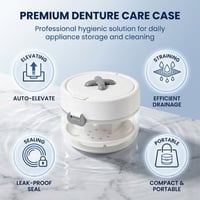 Retainer Cleaner Case Box with Auto Lift Tray