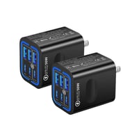 Sakerplus® 50W Multi-Port USB Fast Charger