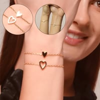 Adjustable Love Friendship Two Bracelet Pack