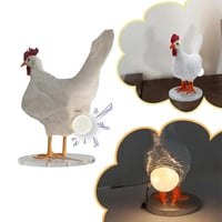 Kreativ Kylling Harpiks Bordlampe