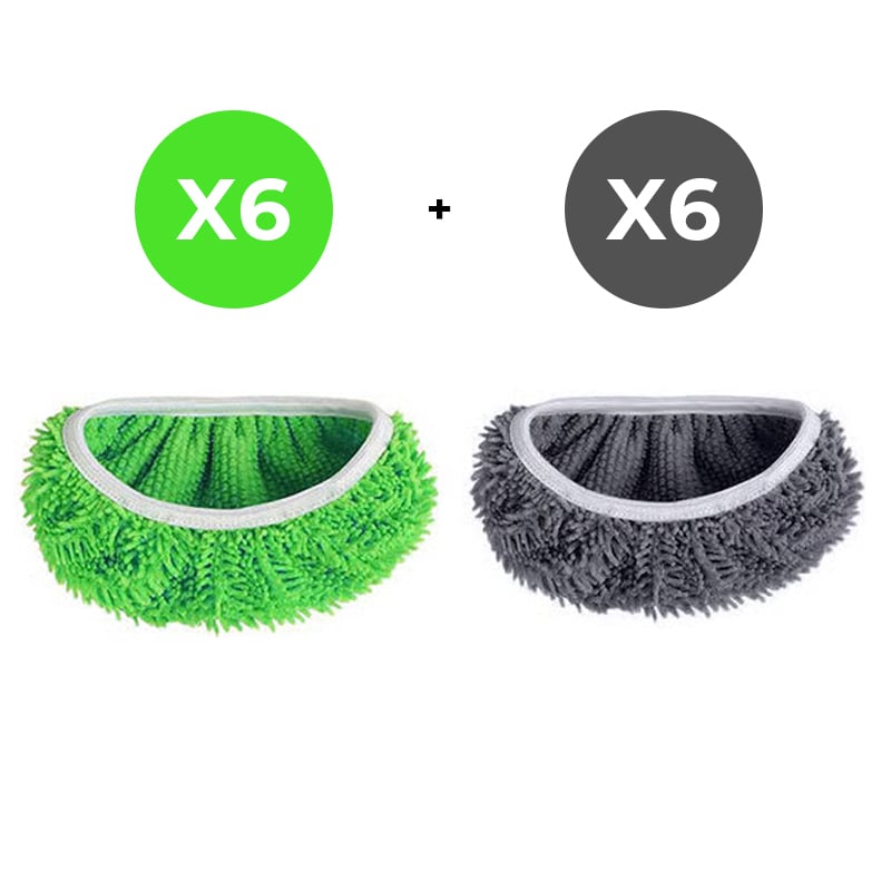 Chenille Mop Refill Pads for Home Use – Replacement Mop Heads for Floor Cleaning