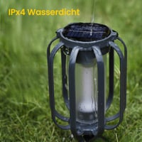 Solarbetriebene Campinglampe mit 4 Leuchtmodi