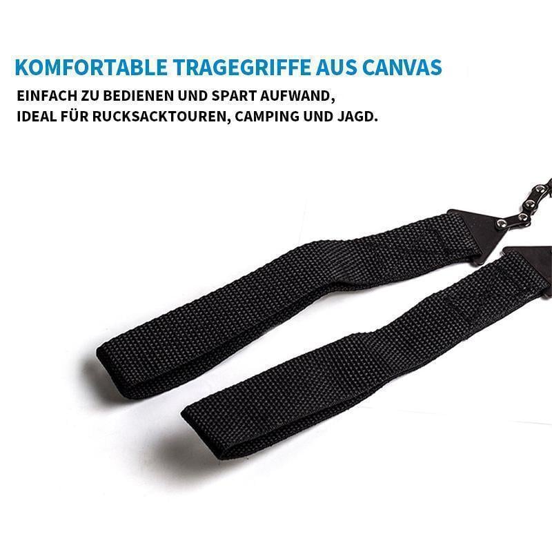 Premium Hand Kettensäge aus Carbonstahl mit 11 Zähnen