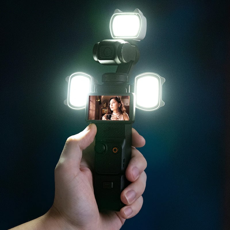 Magnetic Mini Fill Light for Handheld Cameras