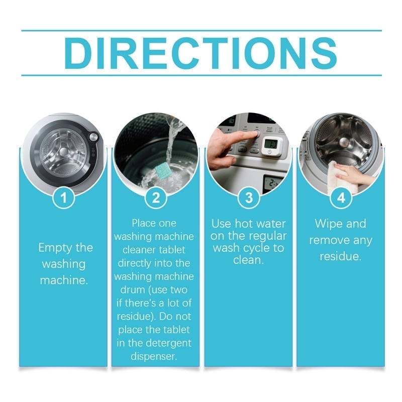 Washing machine cleaning tablets