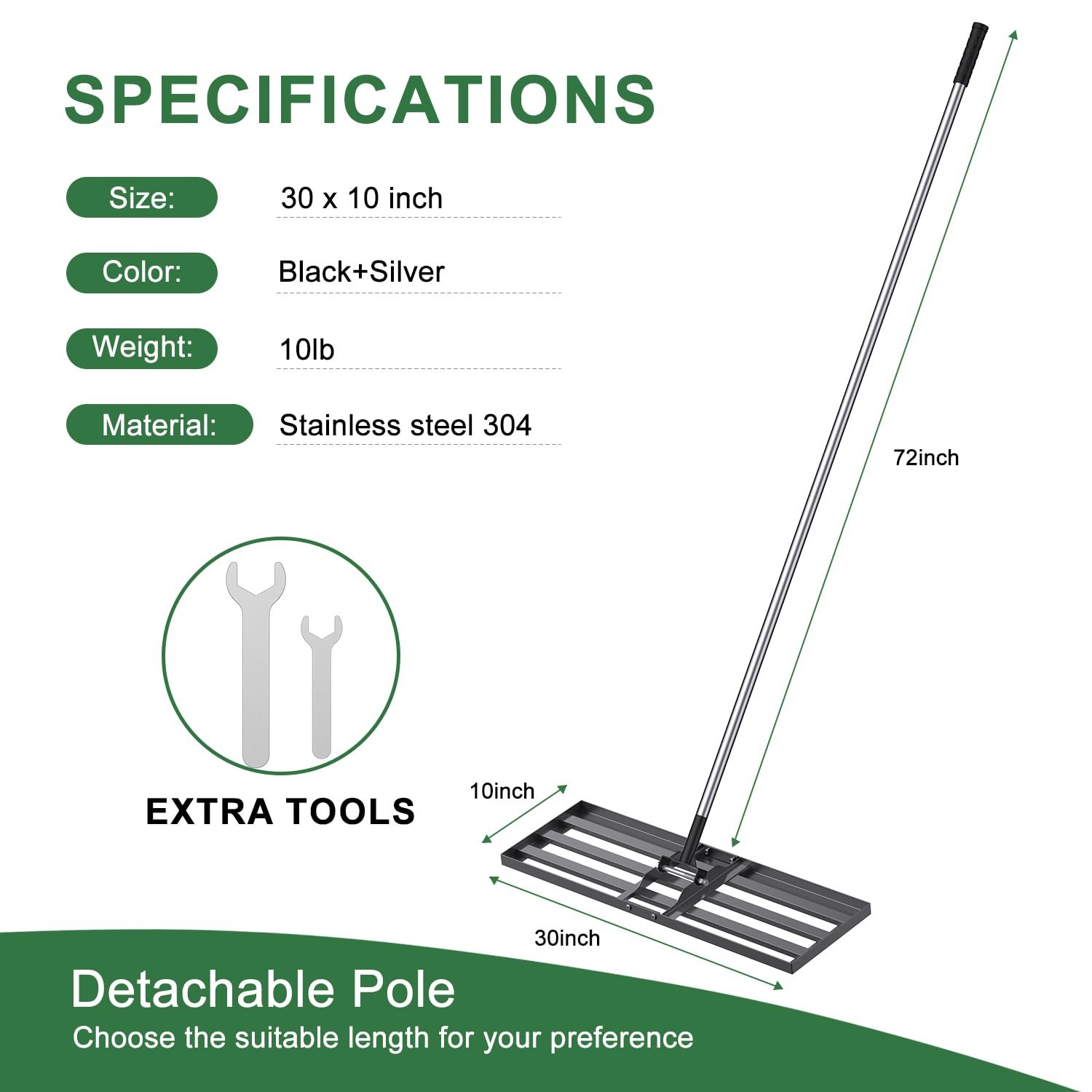 Lawn Leveling Rake (Only Deliver to the US)