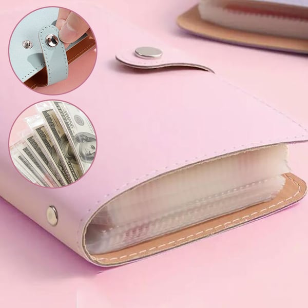 A6 Snap-Button Mirror Finish Savings Binder