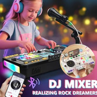 Sakerplus® Kids DJ Mixer Table With Microphone