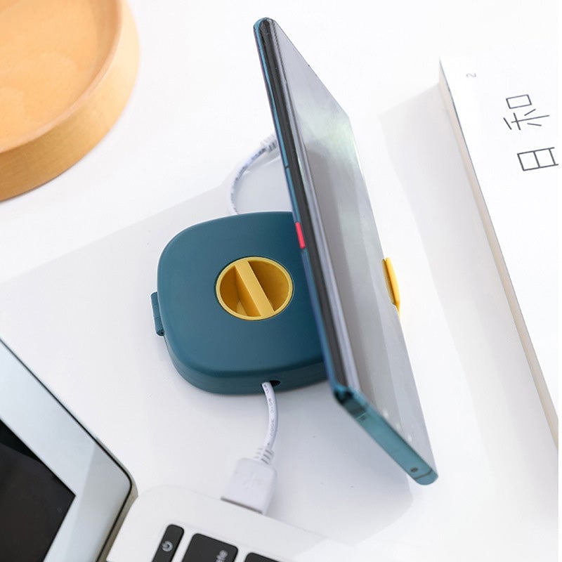 Sakerplus® 2 in 1 Cable Winder with Phone Stand