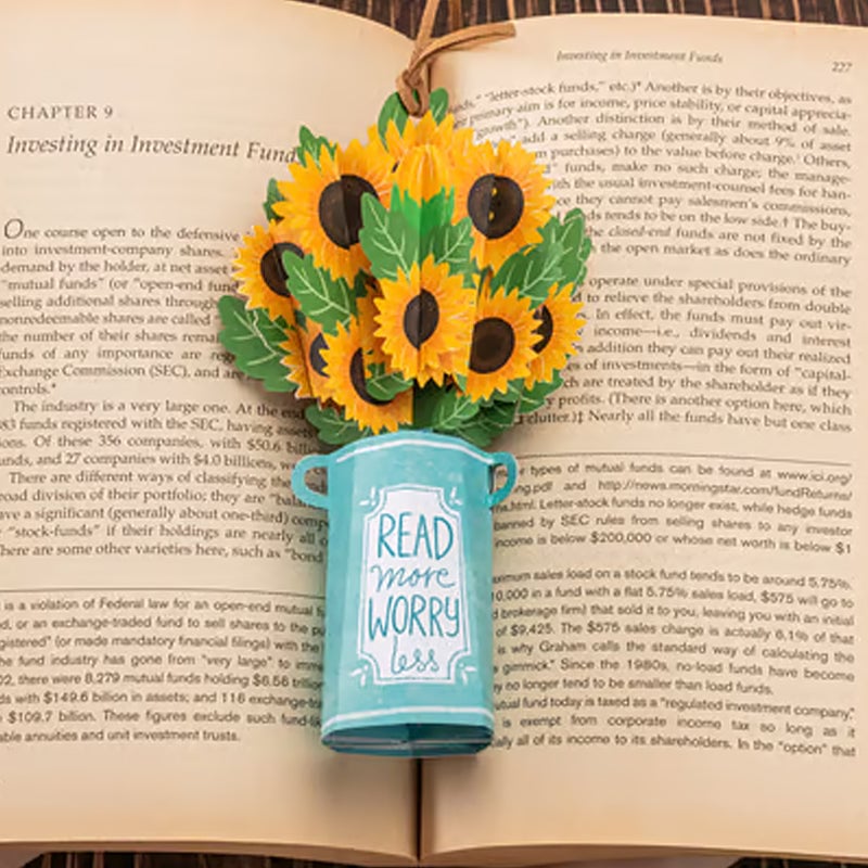 Pre-sale for two weeks-Elegant Bouquet Pop-Up Bookmark
