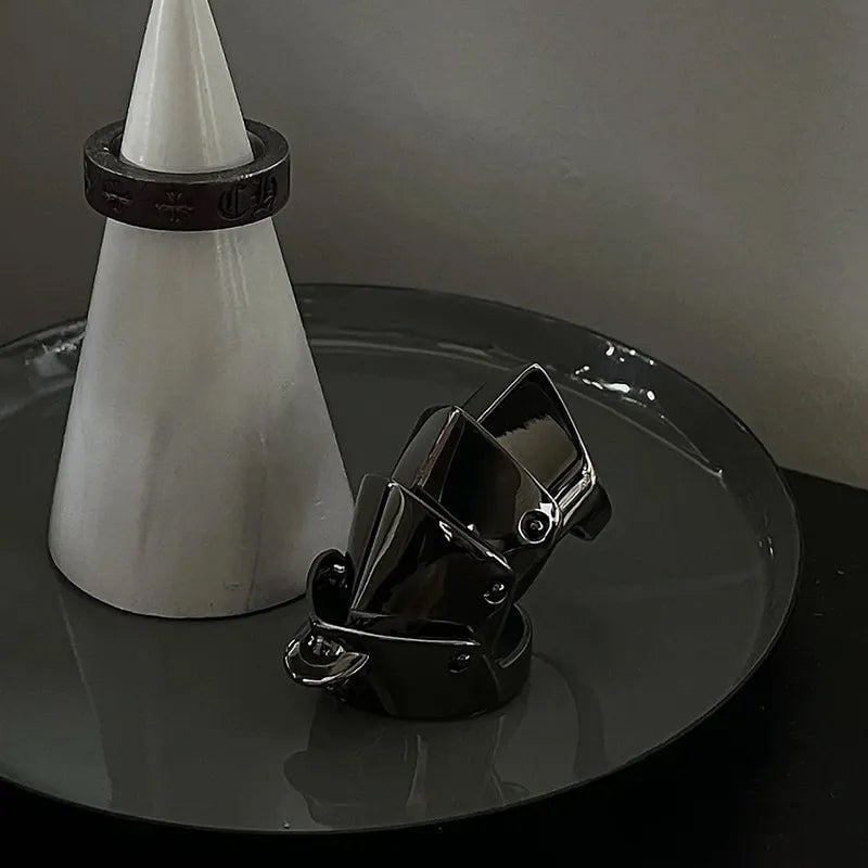 Punk Gothic Rock Metal Knuckle Finger Rings