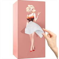Fluffy Skirt Girls Tissue Box
