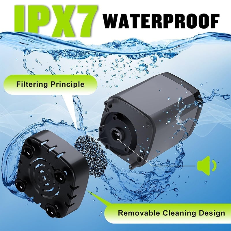 Sakerplus Portable Rechargeable Outdoor Camping Shower Pump