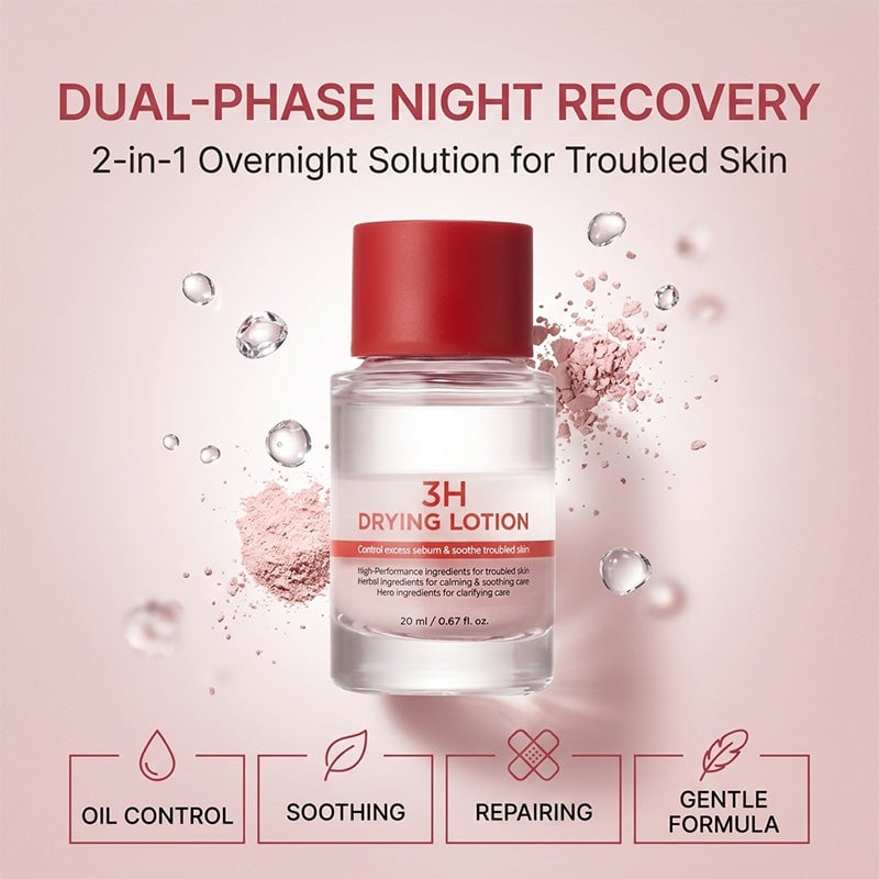 Fast Relief Night Soothing Acne Drying Lotion
