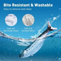 Bite-Sized Realistic Flopping Fish Cat Toys