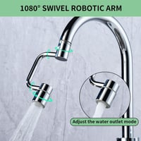 Rotatable Faucet Aerator Extension