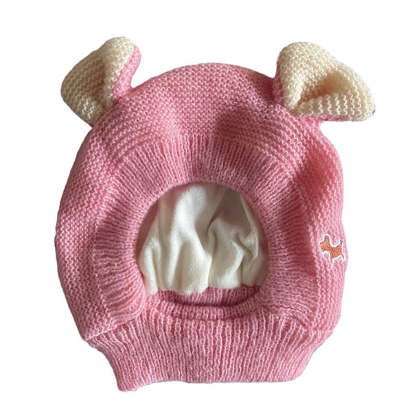 Dog Ear Muffs Noise-Protection Knitted Hat