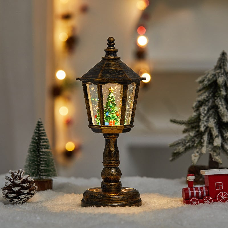 Weihnachts-Hexagon-Wasserlaterne