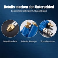 Wasser-Luft-Doppelverwendungs-Spritzpistole für Motorreinigung