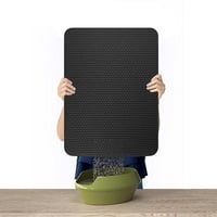 🐱Tappetino per lettiera per gatti antiscivolo