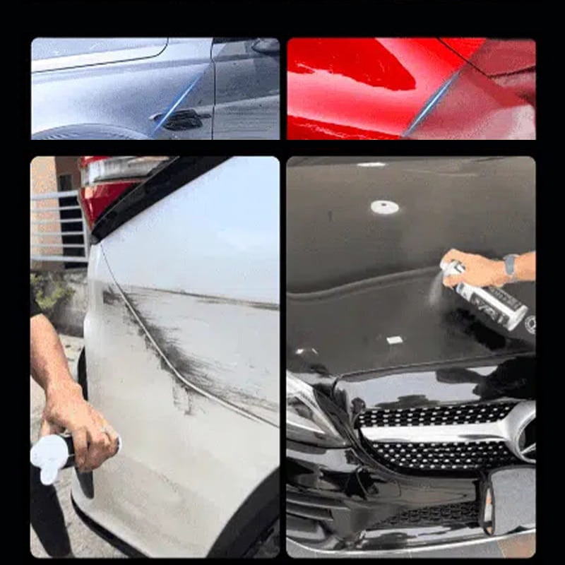 Reparasjon av riper i bilen Polering av riper