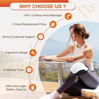 3-in-1 Cordless Knee Massager