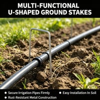 U-Shaped Ground Stake Set