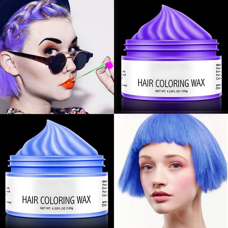 Färg hårvax