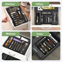 Sakerplus® Expandable Adjustable Kitchen Utensil Organizer Tray