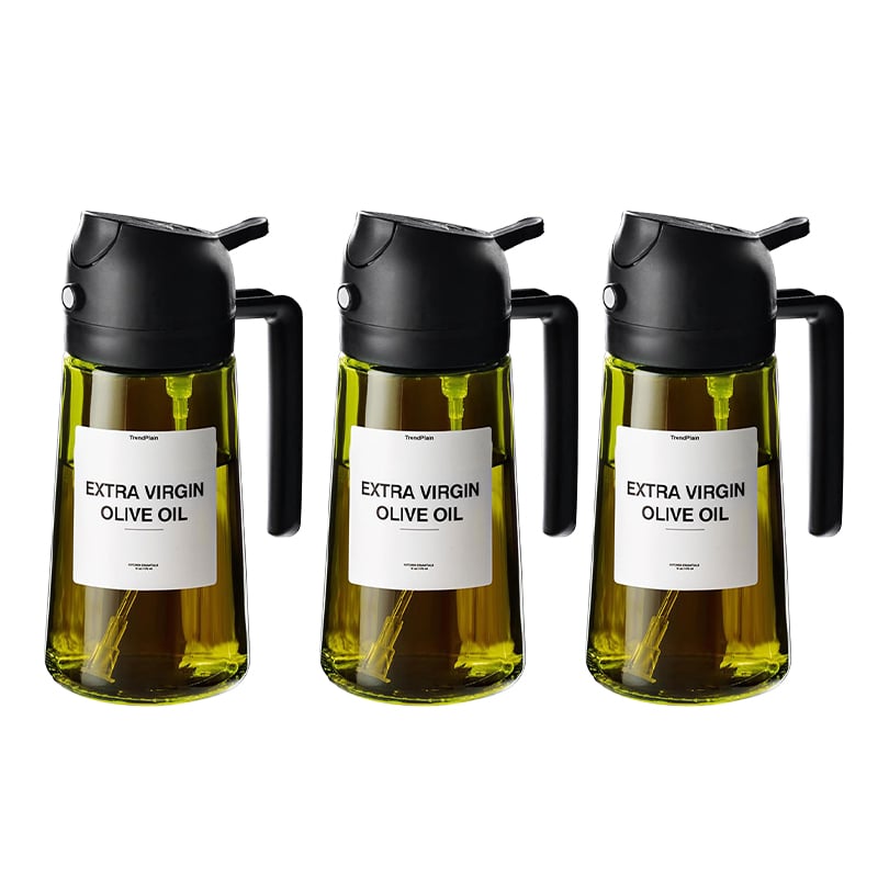 2 in 1 Glass Oil Sprayer & Dispenser