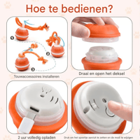 Interactieve Slimme Rollende Huisdierbal
