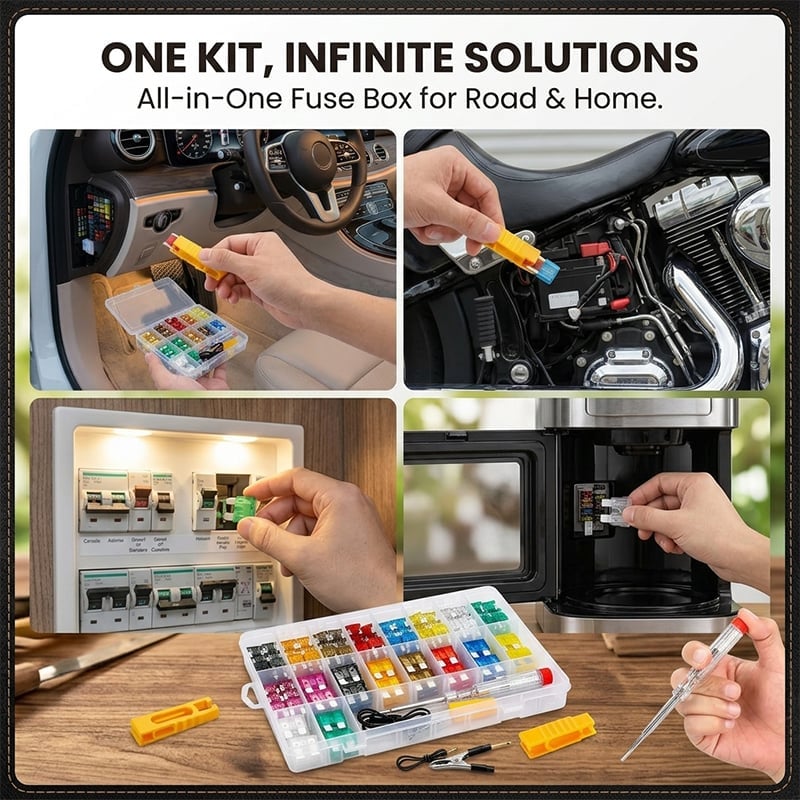 Assorted Automotive Blade Fuse Set