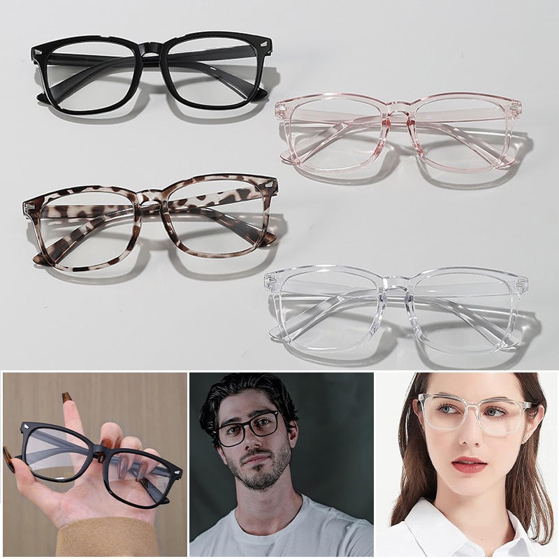 Classic Clear Anti-Blu-ray Glasses
