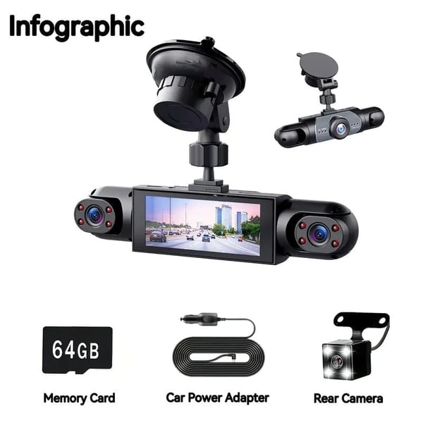 Sakerplus Full View Car Dashcam System