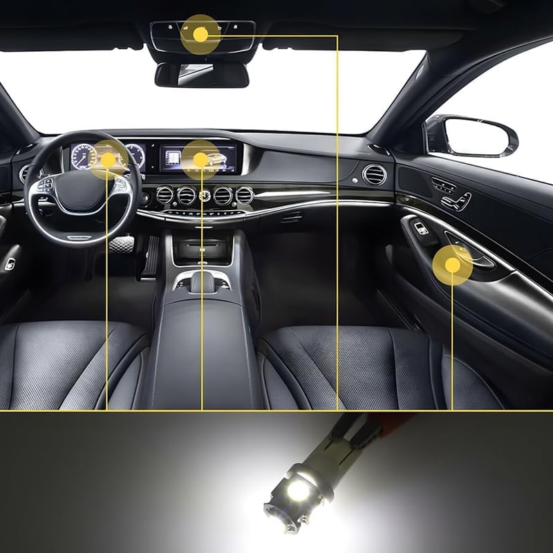 Car LED Light Combo Kit