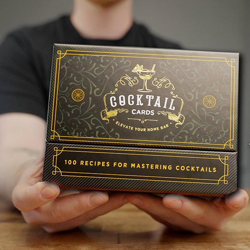 🍸️Cocktail Cards Box: 100 Cocktail Recipes to Master Cocktails