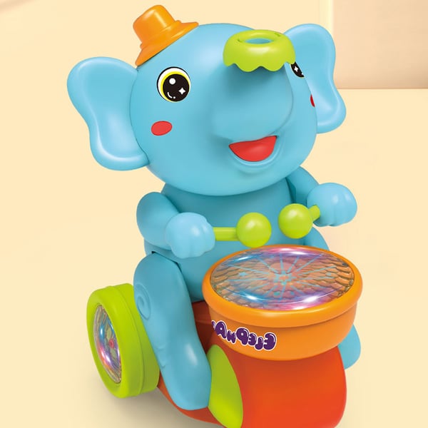 Interactive LED Elephant Toy for Toddlers & Kids with Realistic Sounds