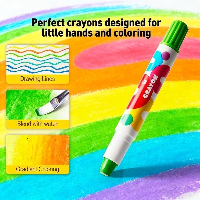 Water-soluble oil pastels