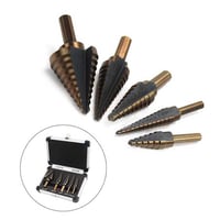 Titanium Step Drill Bit Set