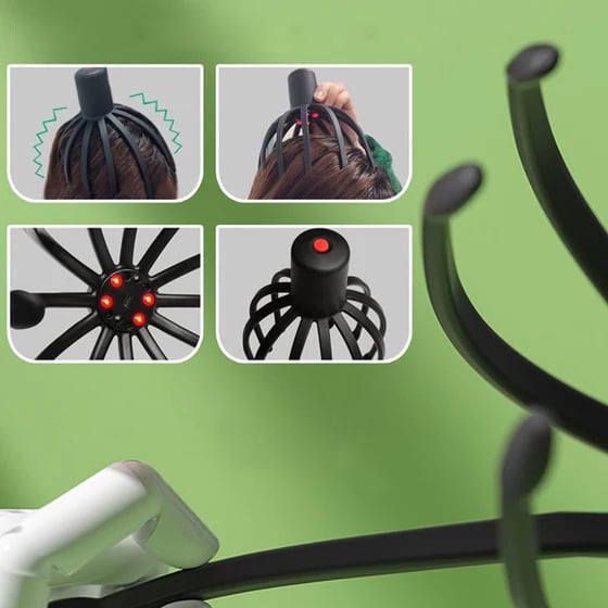 Oktopus Kopf-Massager