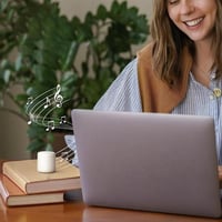 Tragbarer Bluetooth-Lautsprecher in Makronenfarbe