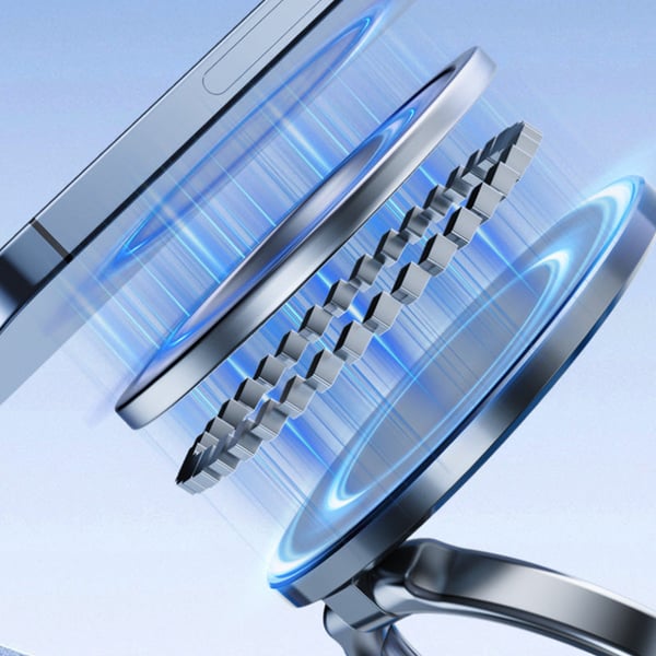 Vacuum magnetic folding bracket