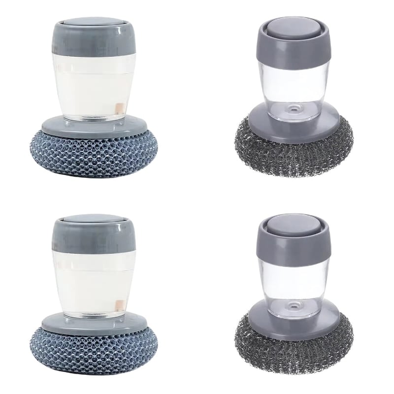 Kitchen Soap Dispensing Palm Brush