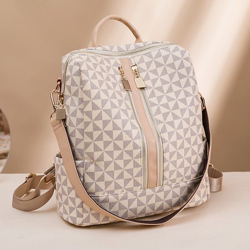 Large Capacity Retro Anti-theft Backpack