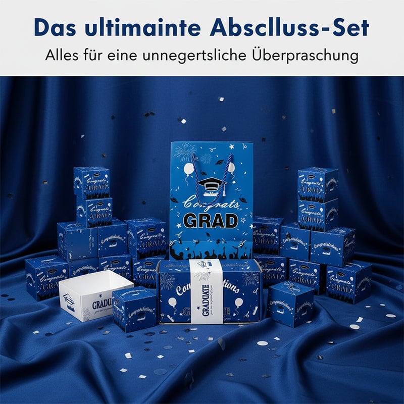 Überraschungs-Geschenkbox-Set zum Abschluss