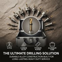 Sakerplus® Carbide Hole Saw Kit 12 Piece