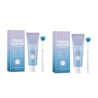 Tongue Cleaning Gel & Brush Bundle for Refreshing Oral Care