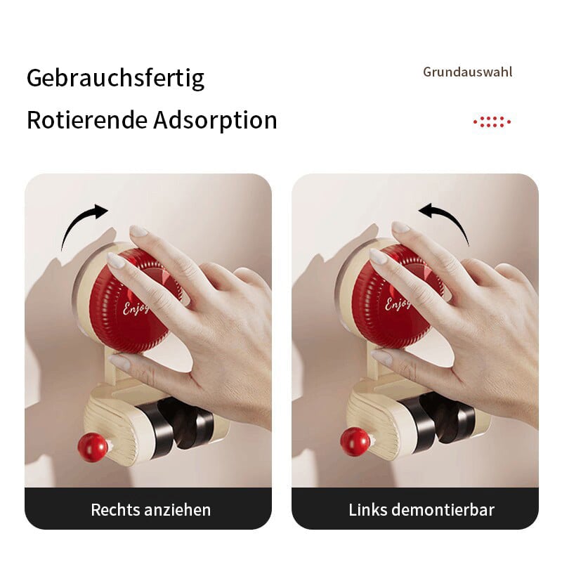 Verstellbarer Duschhalter mit Saugnapf